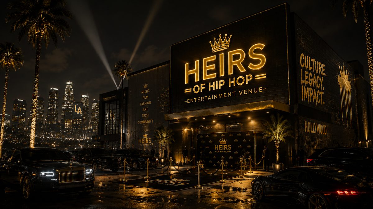 Heirs of Hip Hop entertainment venue marquee